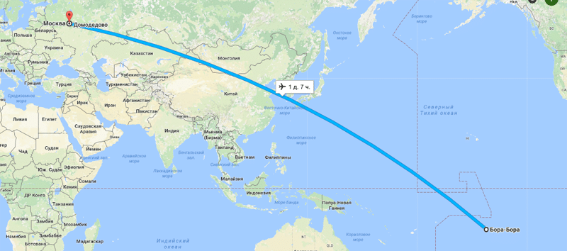 Сколько лететь из Москвы до Бали