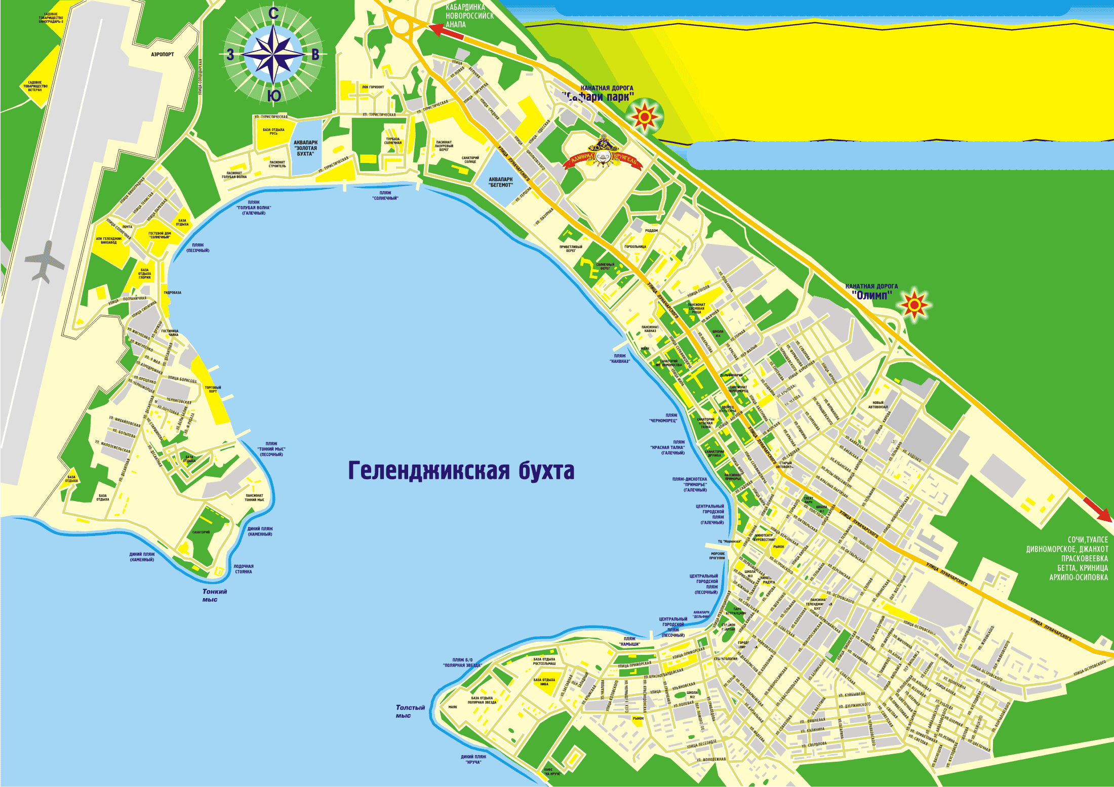 Карта города с морем. Карта Геленджика с улицами. Г Геленджик на карте. Геленджик карта побережья. Геленджик карта побережья города.