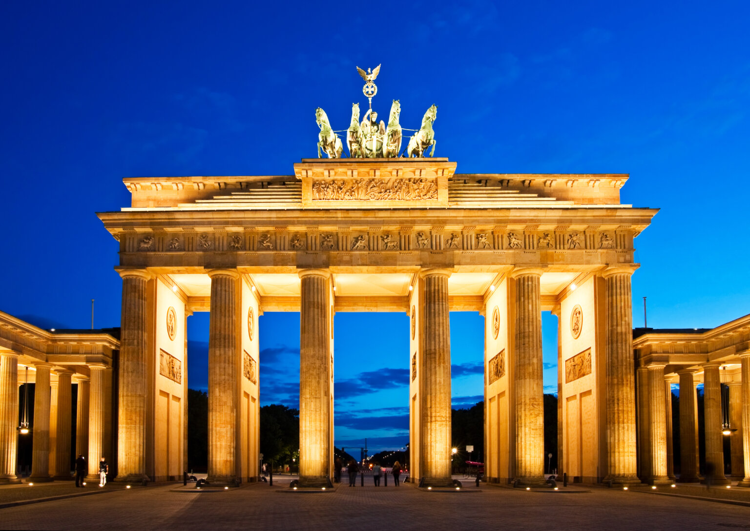 Бранденбургские ворота Берлин Германия