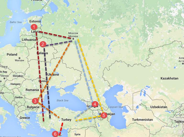 Карта москва турция на самолете маршрут - 94 фото