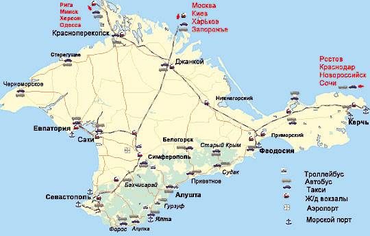 Подробные карты побережья крыма в гугле с достопримечательностями с фото, описанием, можно скачать и распечатать