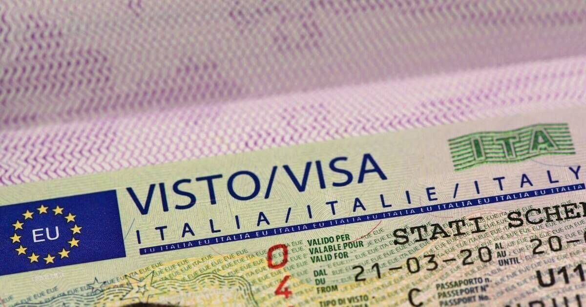 Документы для получения визы в италию