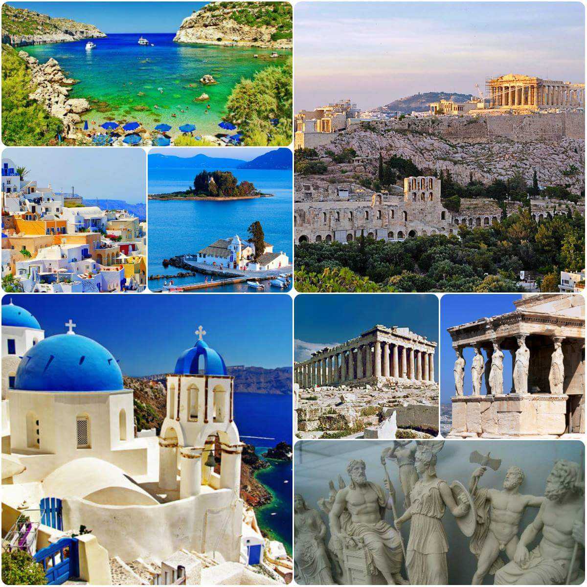12 самых красивых городов греции