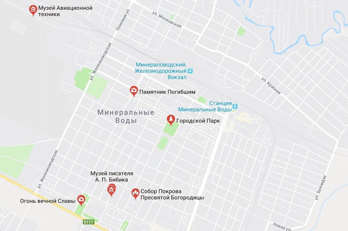 Минеральные воды: достопримечательности города