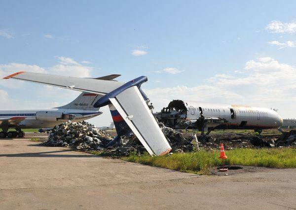 При пожаре на ту-154 в сургуте пострадали восемь членов экипажа — викиновости