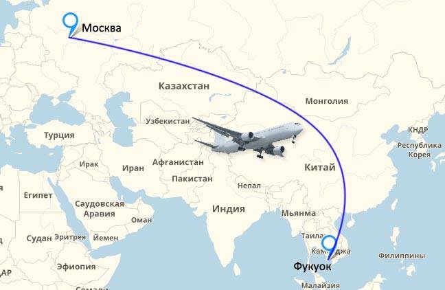 Сколько лететь до Шанхая из Москвы