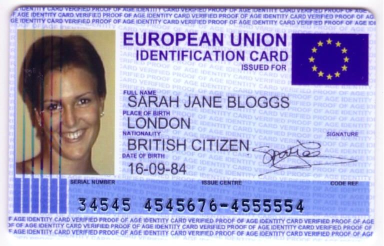 Id eu. Европейские ID карты. Европейская ID Card. ID карта Евросоюза. National Identity Card.